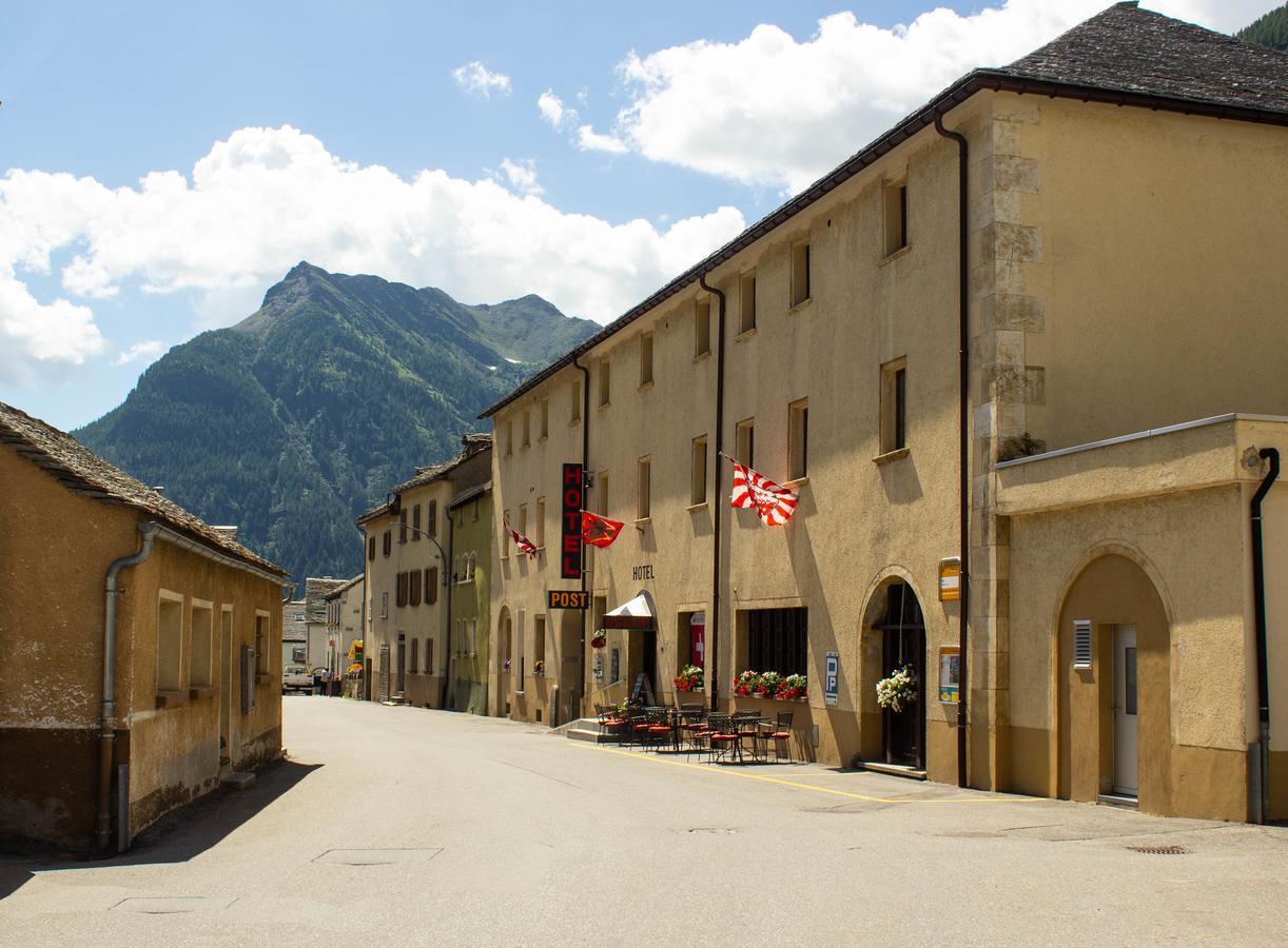 Hotel Restaurant Post Simplon Dorf Exteriér fotografie