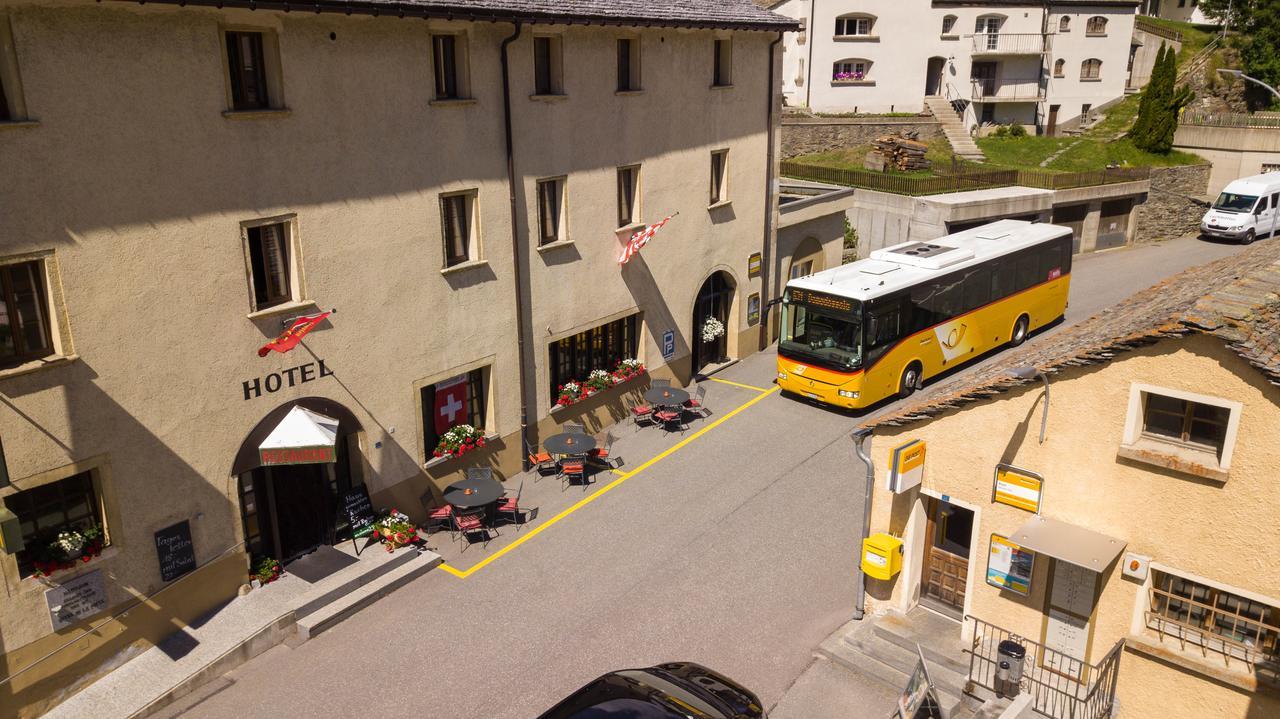 Hotel Restaurant Post Simplon Dorf Exteriér fotografie