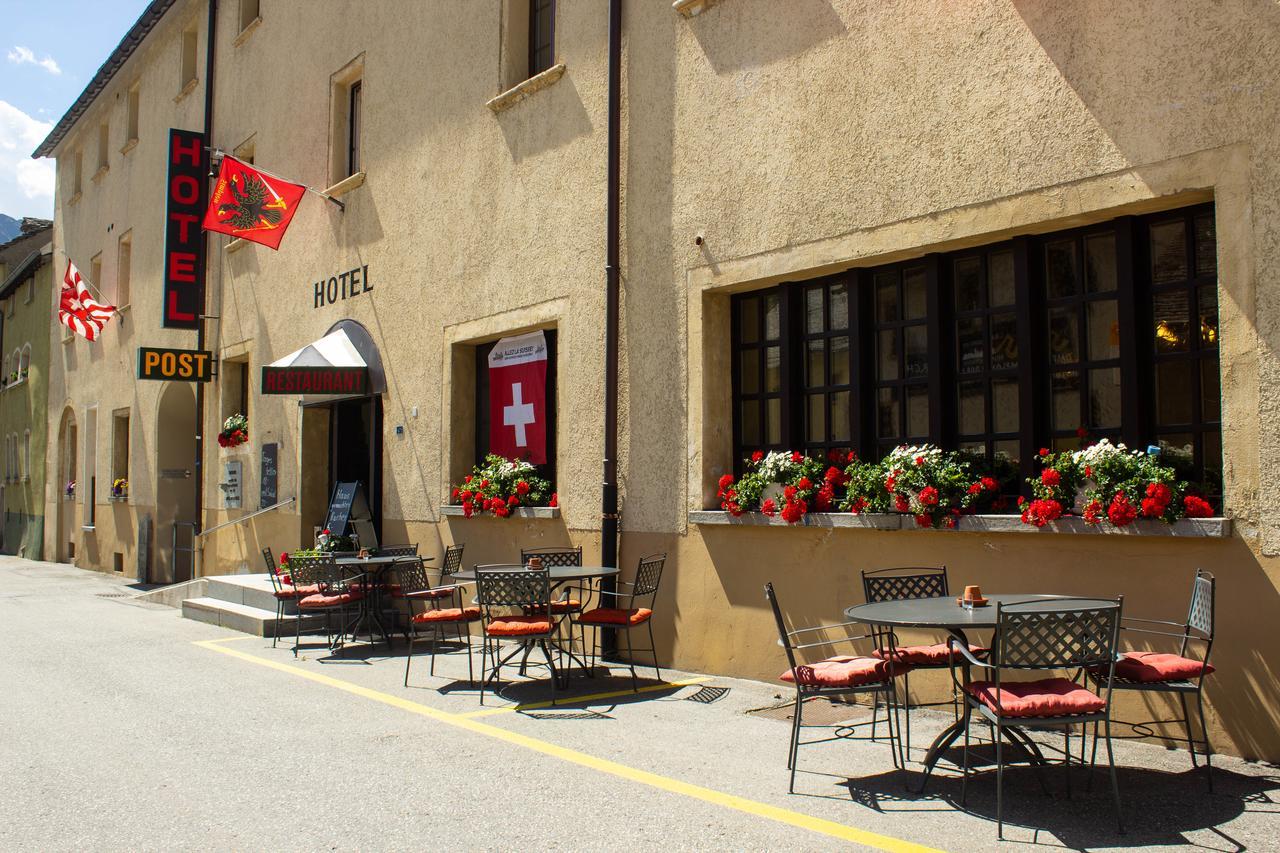 Hotel Restaurant Post Simplon Dorf Exteriér fotografie